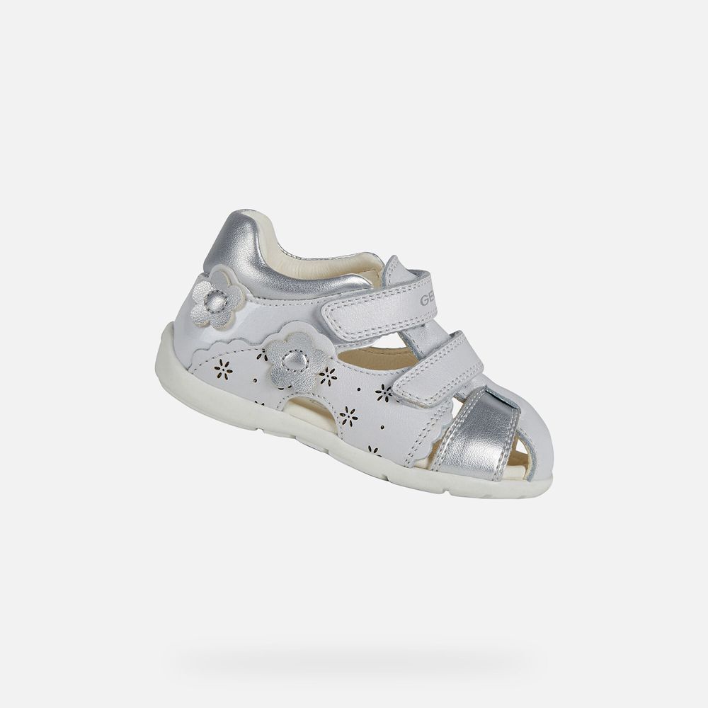 Sandalias Geox Bebe Prateadas - Kaytan Girl - PMFER2370